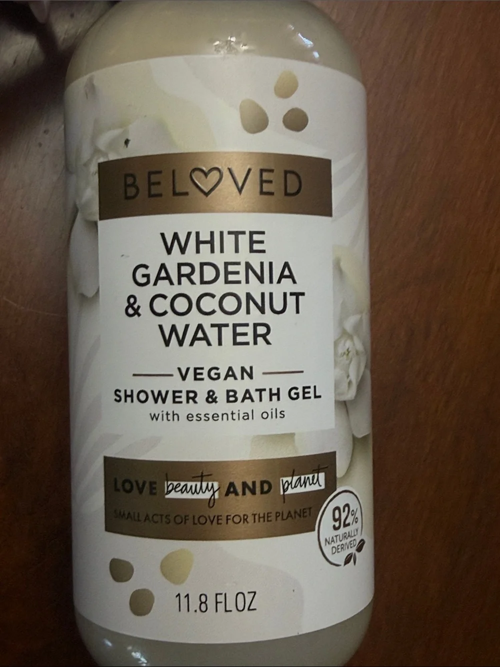 Beloved White Gardenia & Coconut Water Vegan Shower Gel - Cream